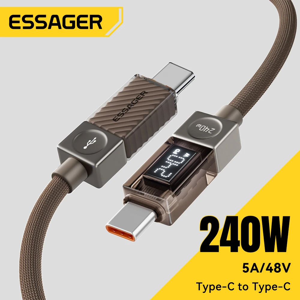 Essager 240W USB C Fast Charger Cable