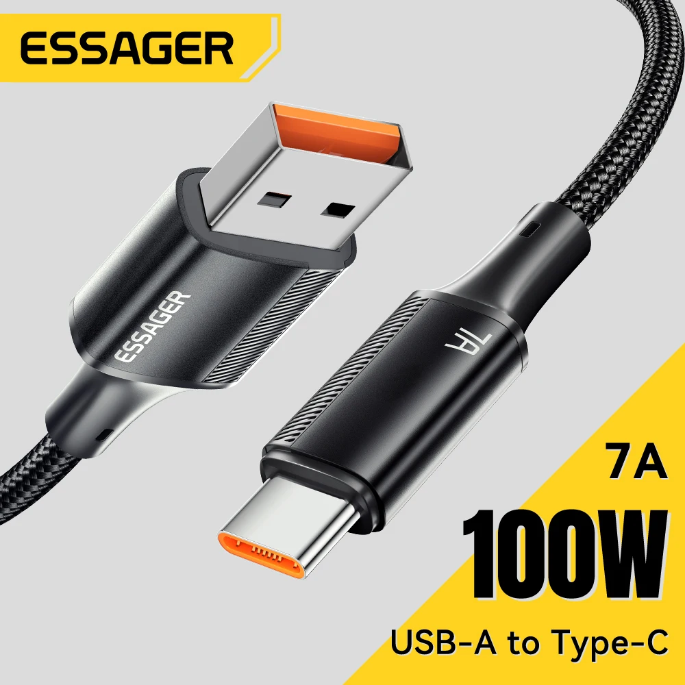 كابل USB-C سريع الشحن 100 واط