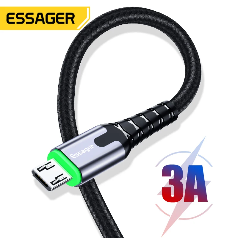 Essager 3A Fast Charging Micro USB Cable
