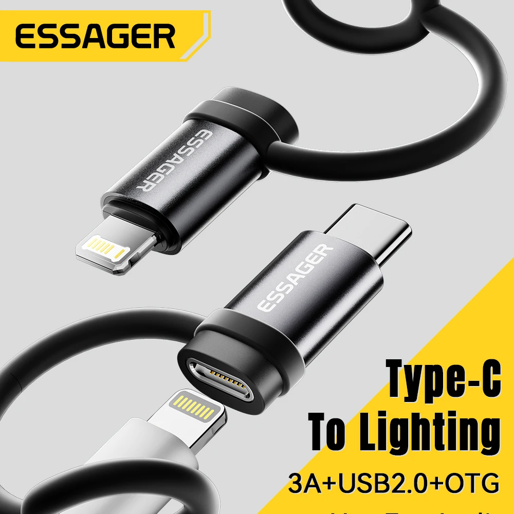 Fast Charging USB C to Lightning Adapter