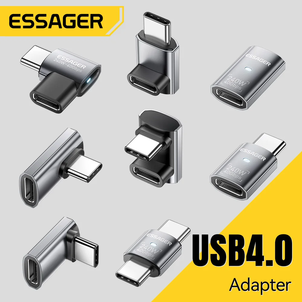 Essager USB4.0 OTG Adapter 240W Fast Charging