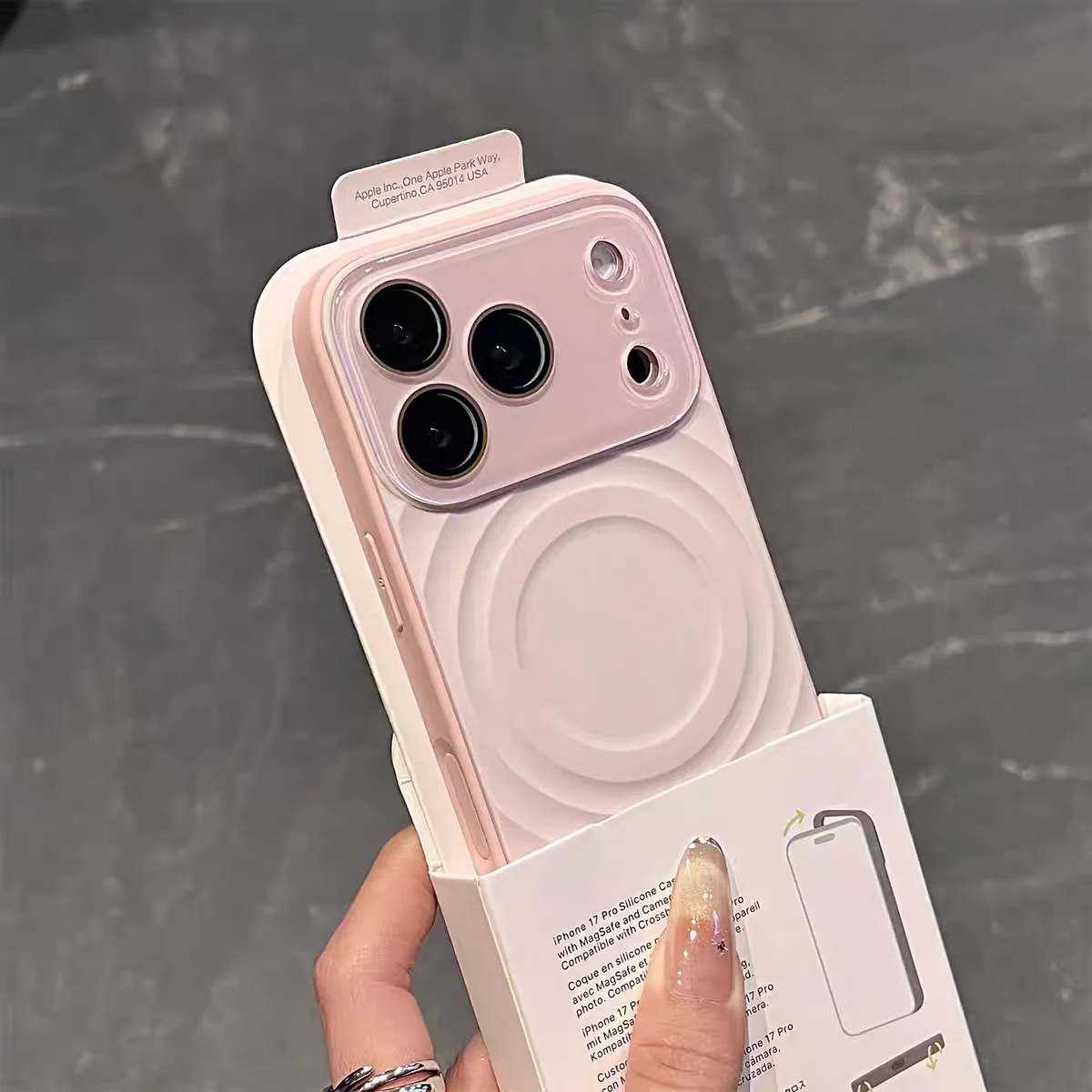 Water Ripple Pattern Silicone Phone Case