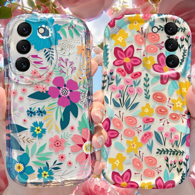 Flower Wave Soft Case for Samsung Galaxy