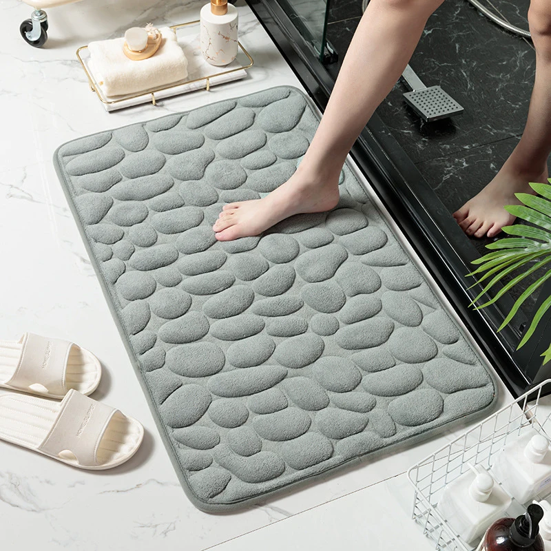 Coral Fleece Memory Foam Floor Mat