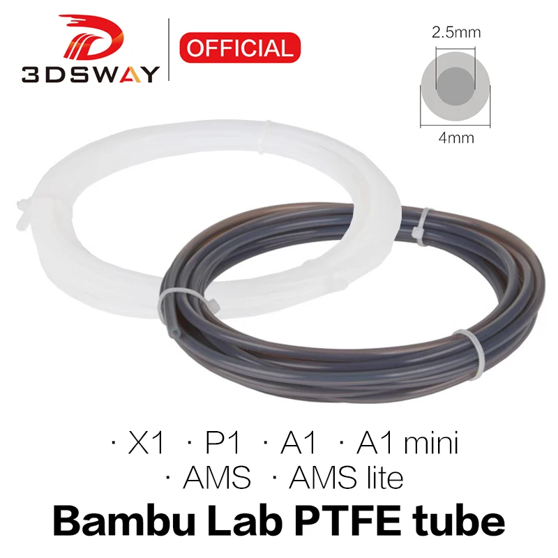 Bambu Lab P1P AMS A1 PTFE Tube
