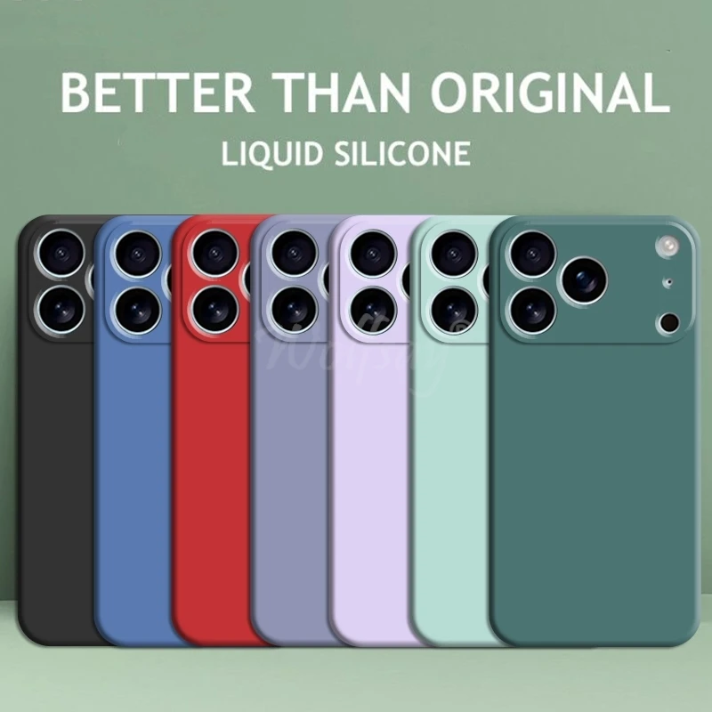 Liquid Silicone Case for iPhone 17 Pro