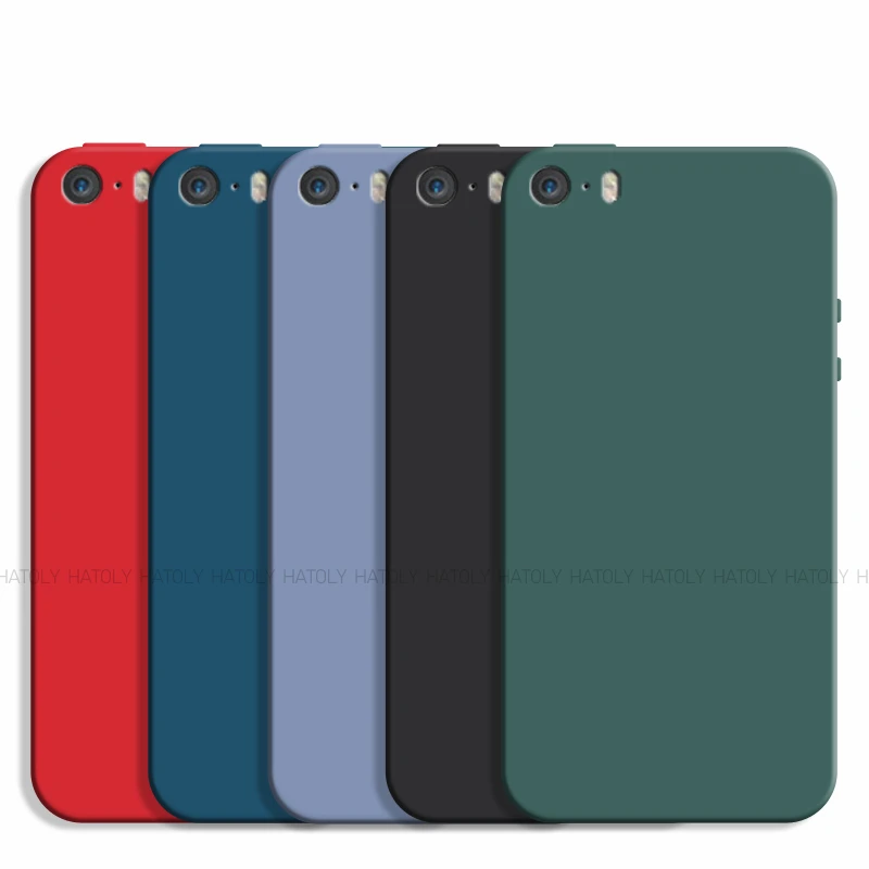 Shockproof Liquid Silicone Case for iPhone 5s