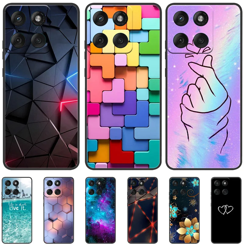 Luxury Silicone Case for Motorola Edge 60
