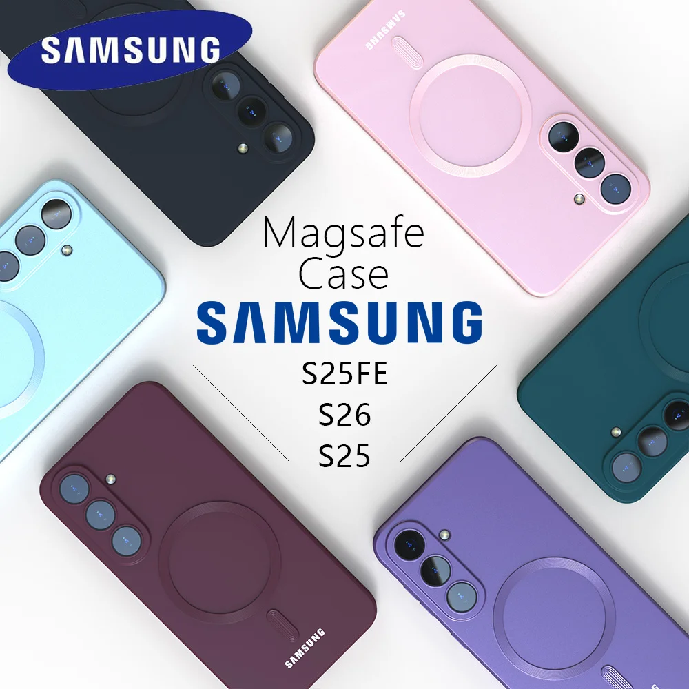 Soft Silicone MagSafe Case for Samsung Galaxy
