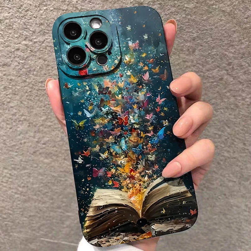 Butterfly Cat Galaxy Case Cover