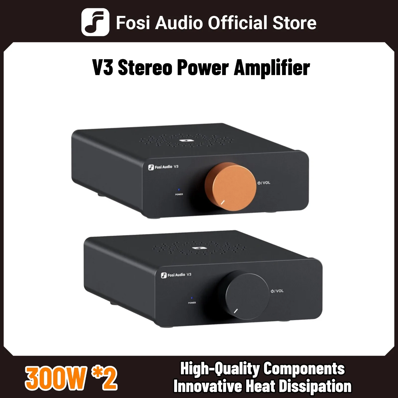مضخم طاقة ستيريو Fosi Audio V3