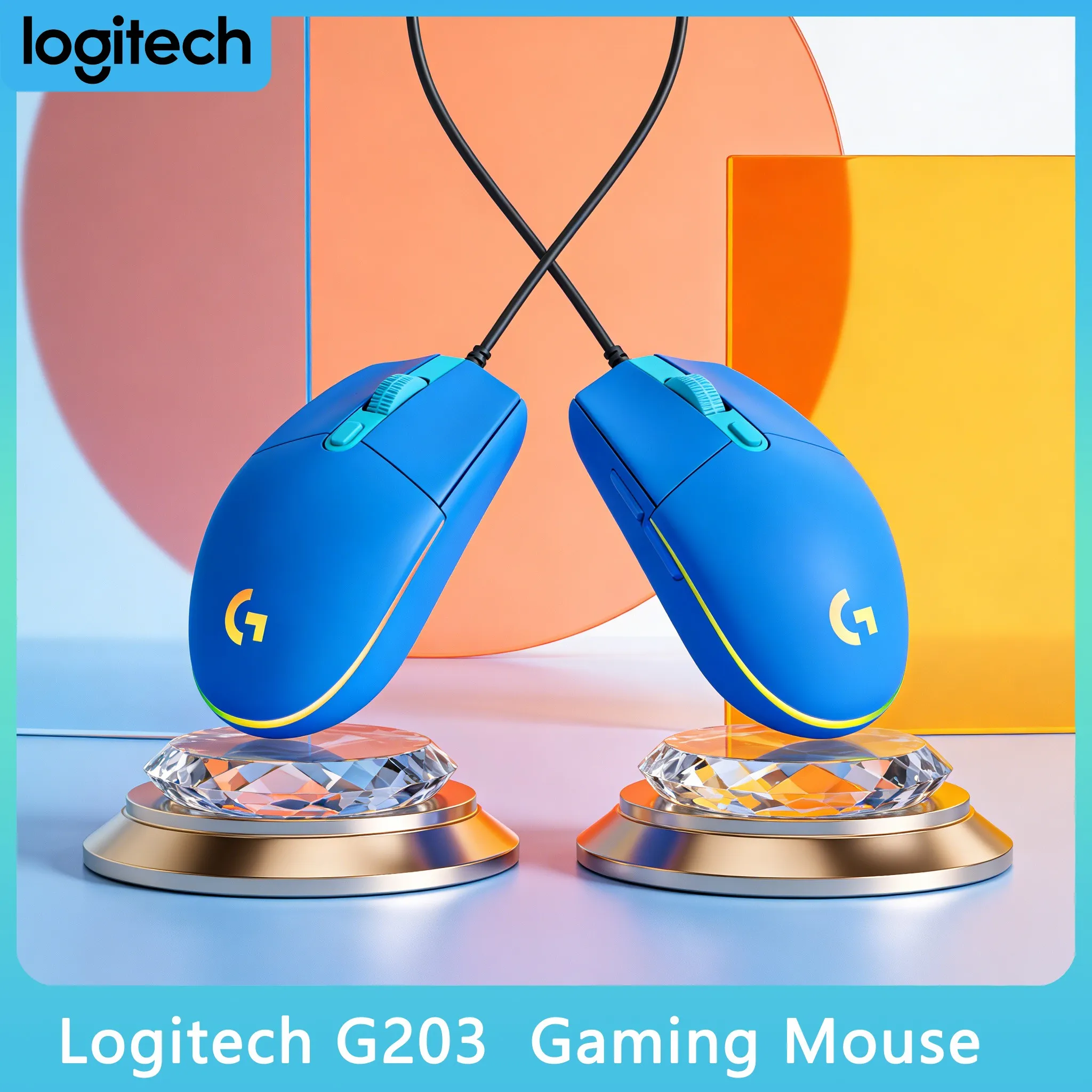 ماوس لوجيتك G203 RGB المتعدد الألوان