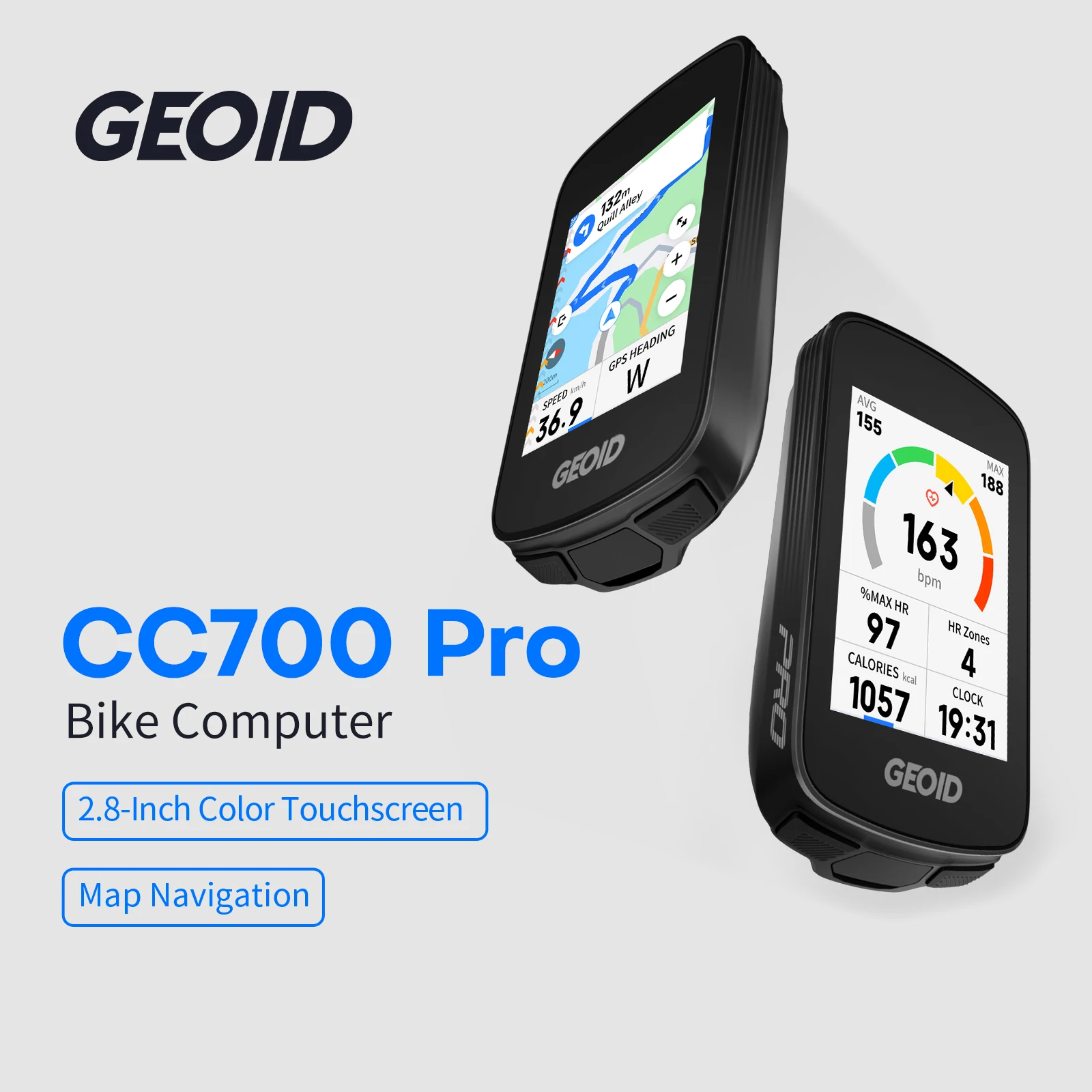 دراجة الكمبيوتر GPS GEOID CC700 Pro