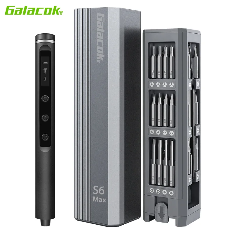 مجموعة مفك كهربائي Glacok S6 MAX