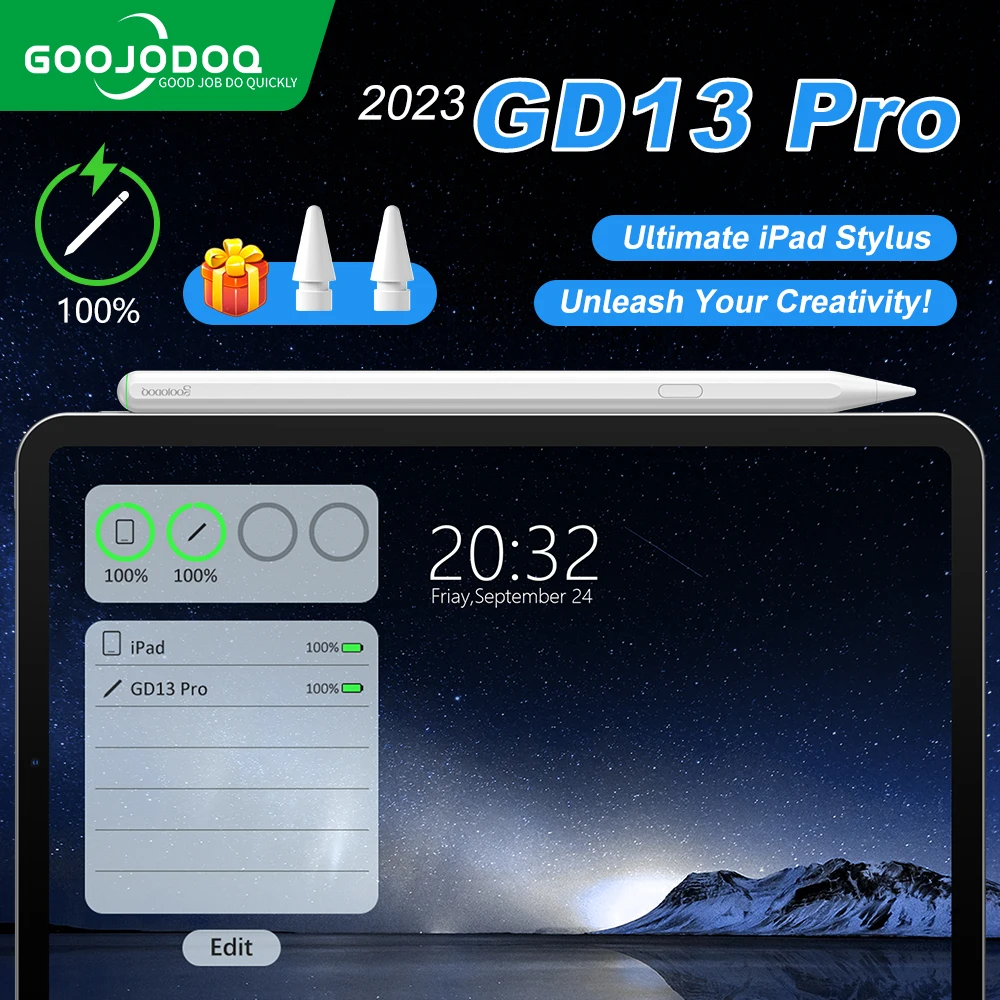 GOOJODOQ لقلم Apple 2 للشحن اللاسلكي