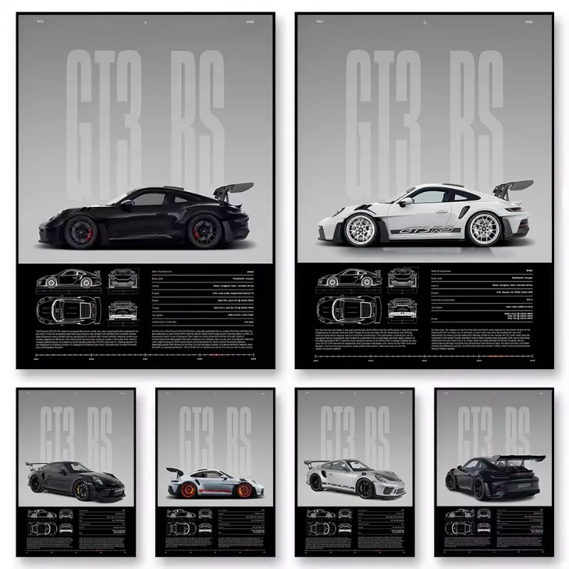 سيارة رياضية ألمانية فاخرة GT3-RS