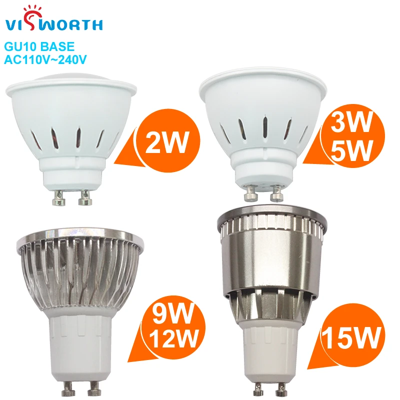 مصباح LED GU10 متعدد القدرات