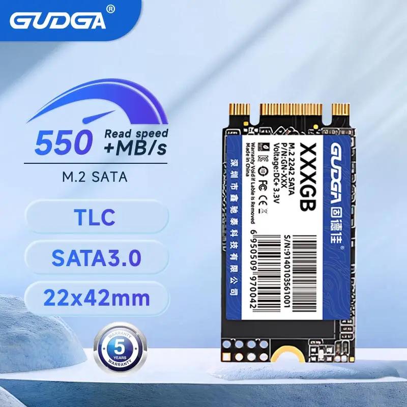 محرك أقراص SSD GUDGA M2 SATA