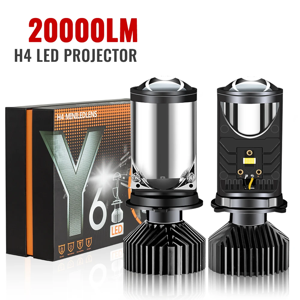 H4 LED العارض مع مروحة تبريد