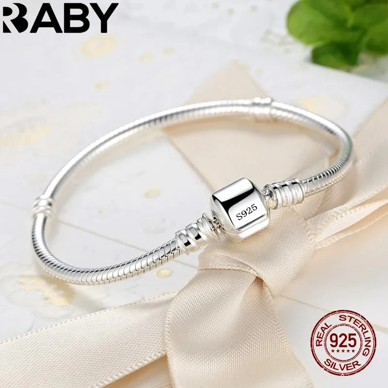 Handmade 925 Sterling Silver Charm Bracelet