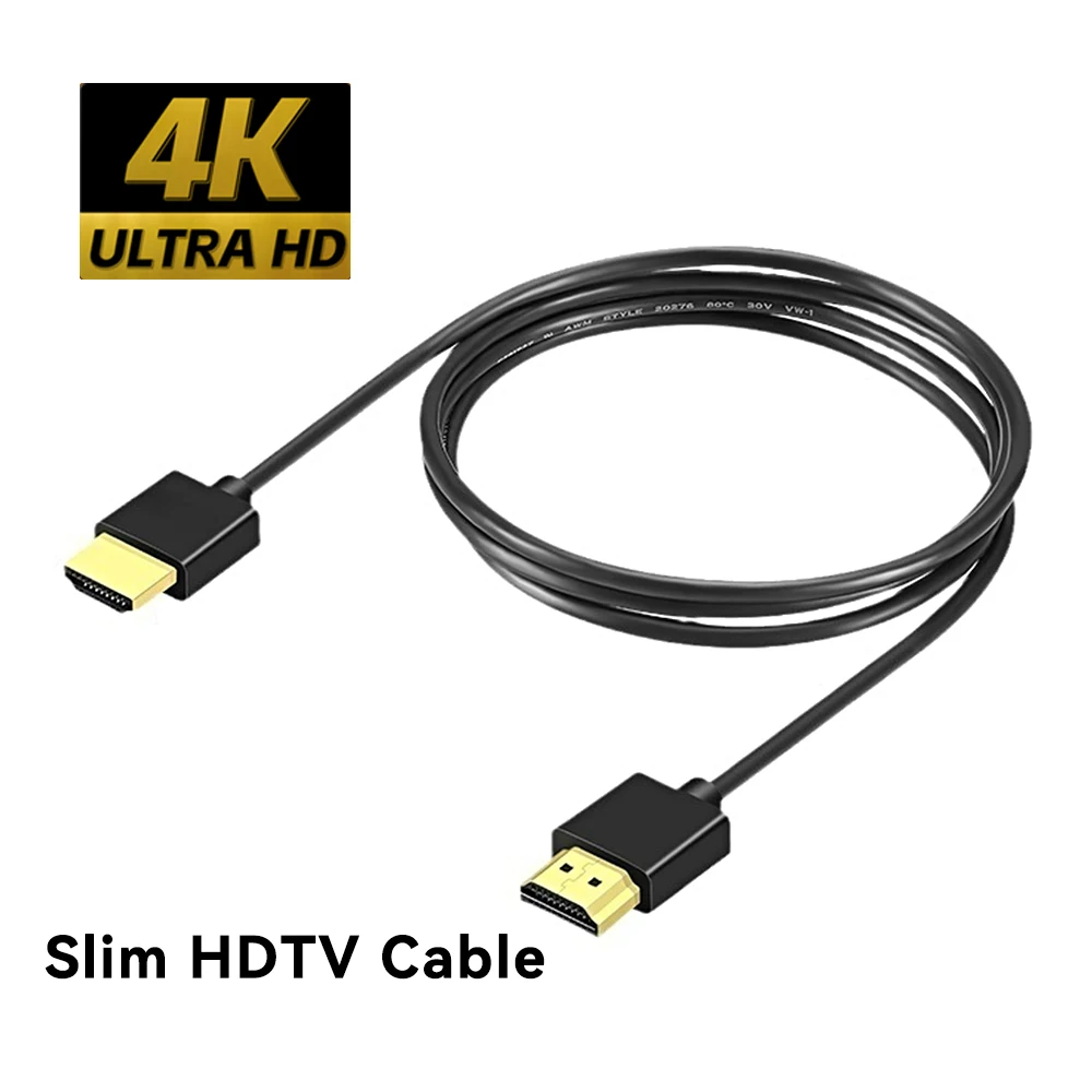 كابل HDMI رفيع عالي السرعة 4K