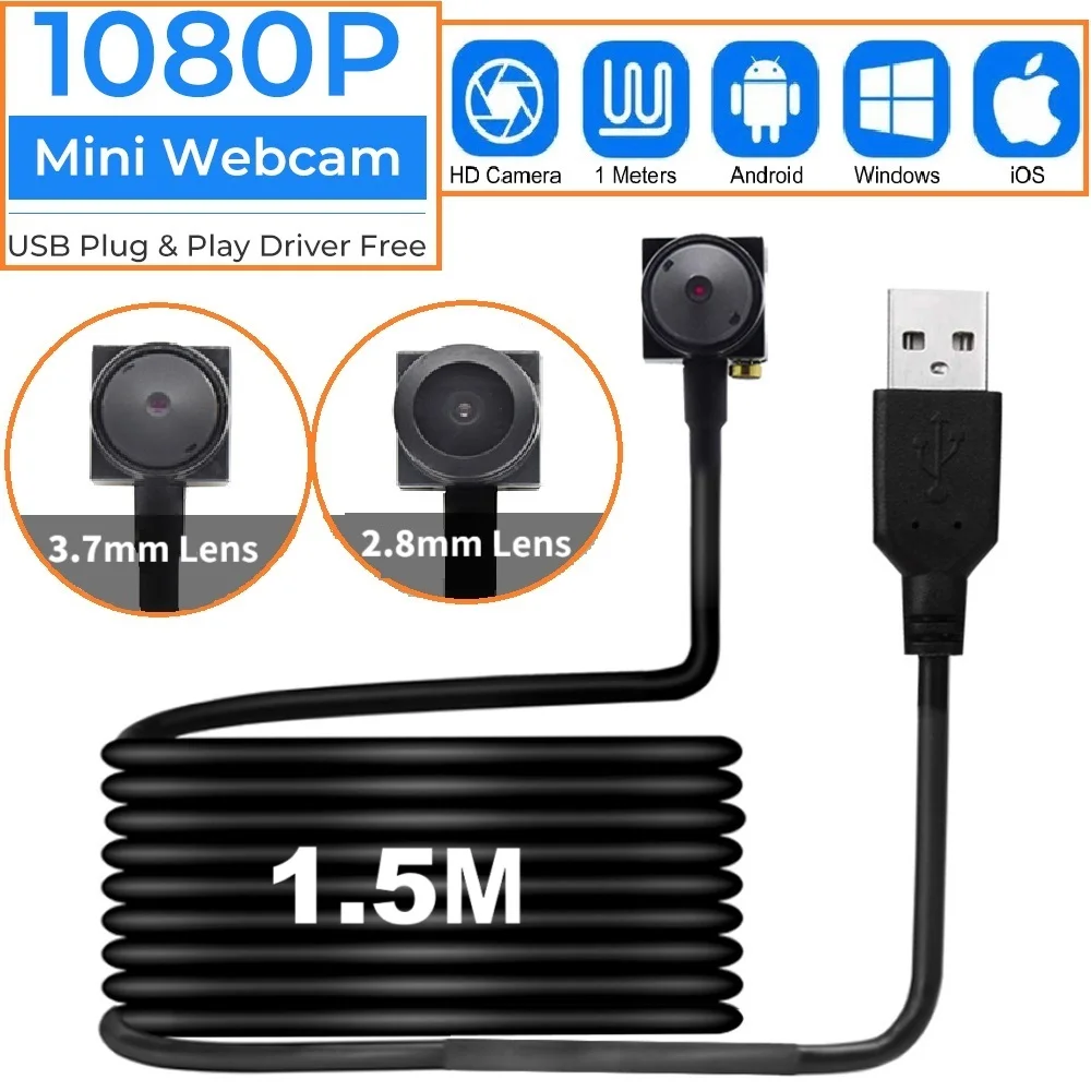كاميرا ويب USB عالية الدقة قابلة للنقل