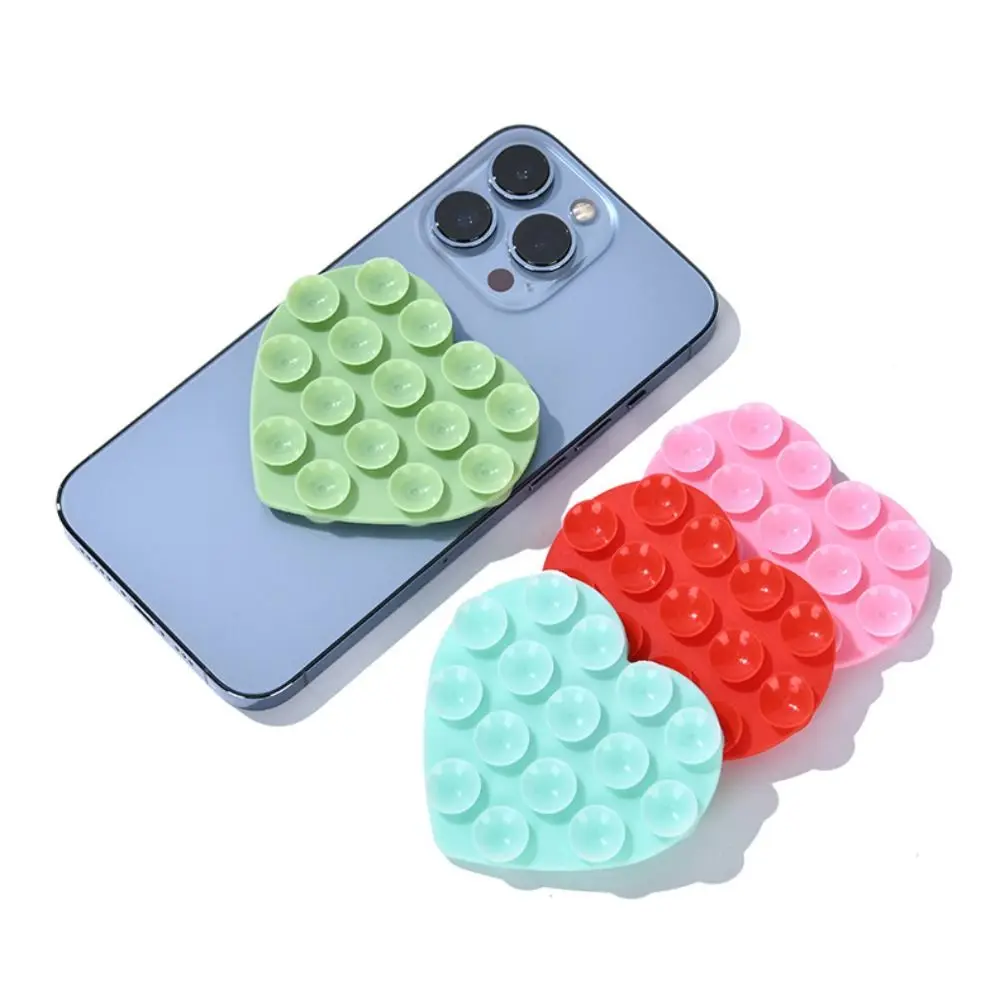 Heart-Shaped Silicone Phone Holder