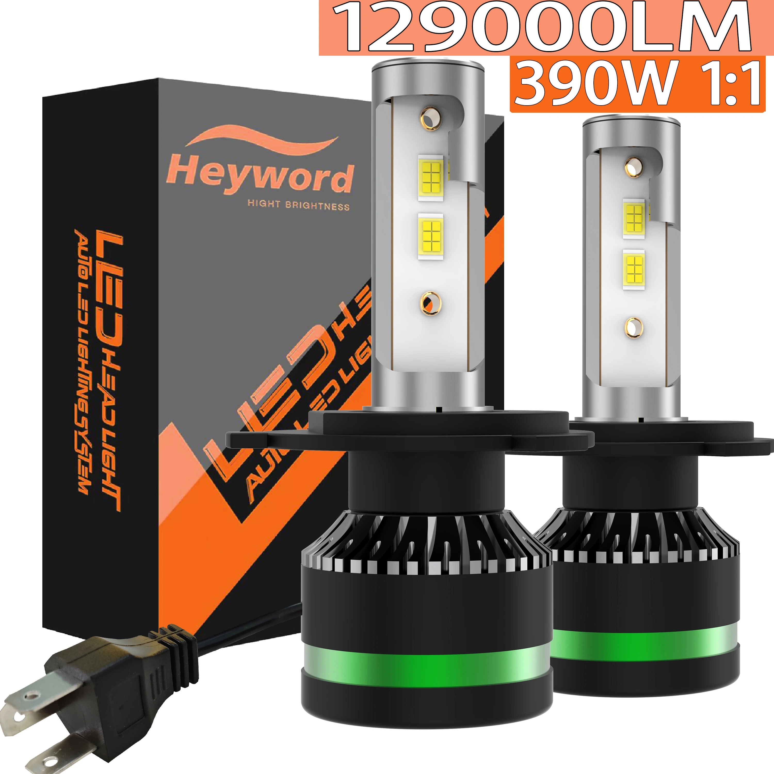 مصابيح LED للسيارات من Heyword H4 H7