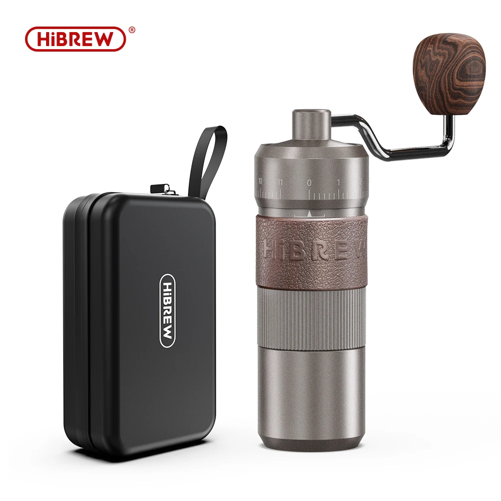 مطحنة قهوة يدوية HiBREW من الألمنيوم