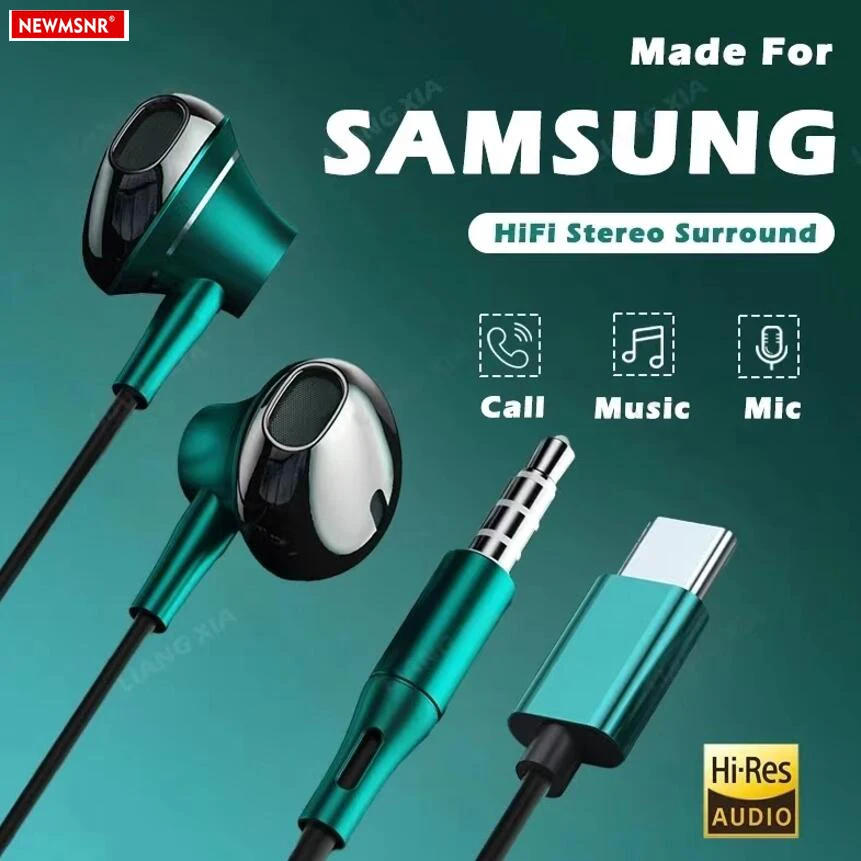 سماعات رأس ستيريو HiFi مع ميكروفون