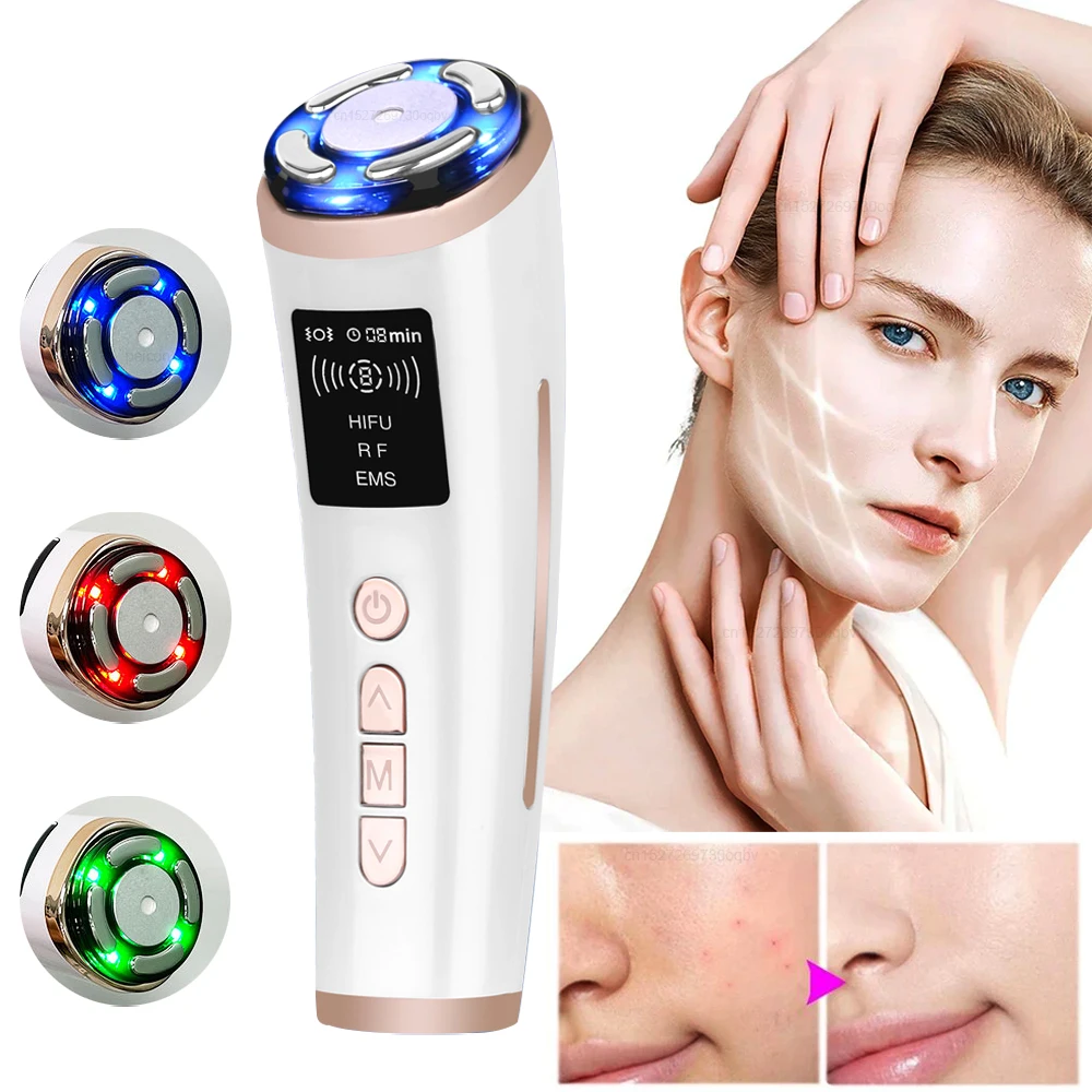 آلة تدليك الوجه Hifu EMS الصغيرة