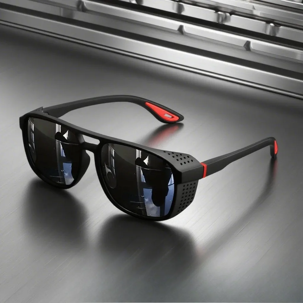 High End Steampunk Polarized Sports Sunglasses