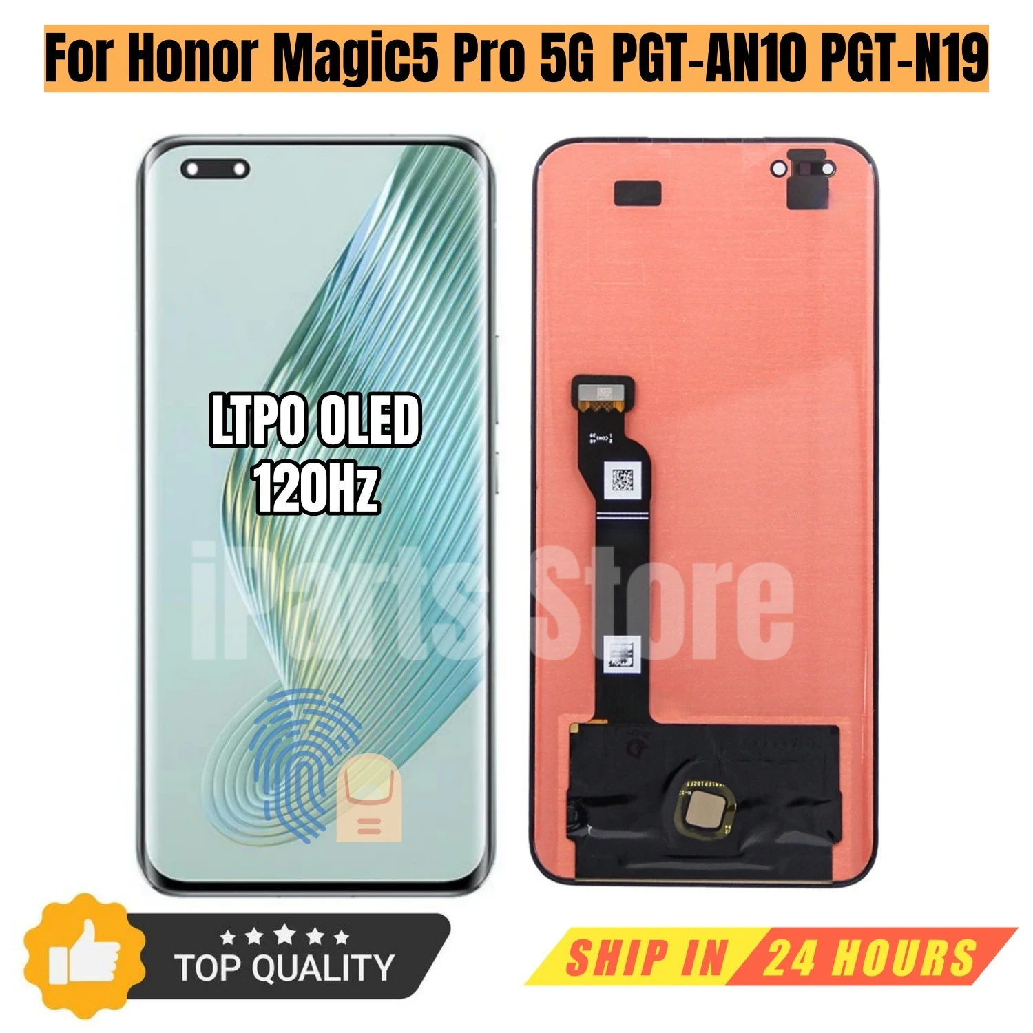 شاشة بديلة لهاتف Honor Magic5 Pro 5G