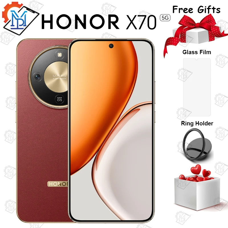 هاتف HONOR X70 5G مع شاشة AMOLED