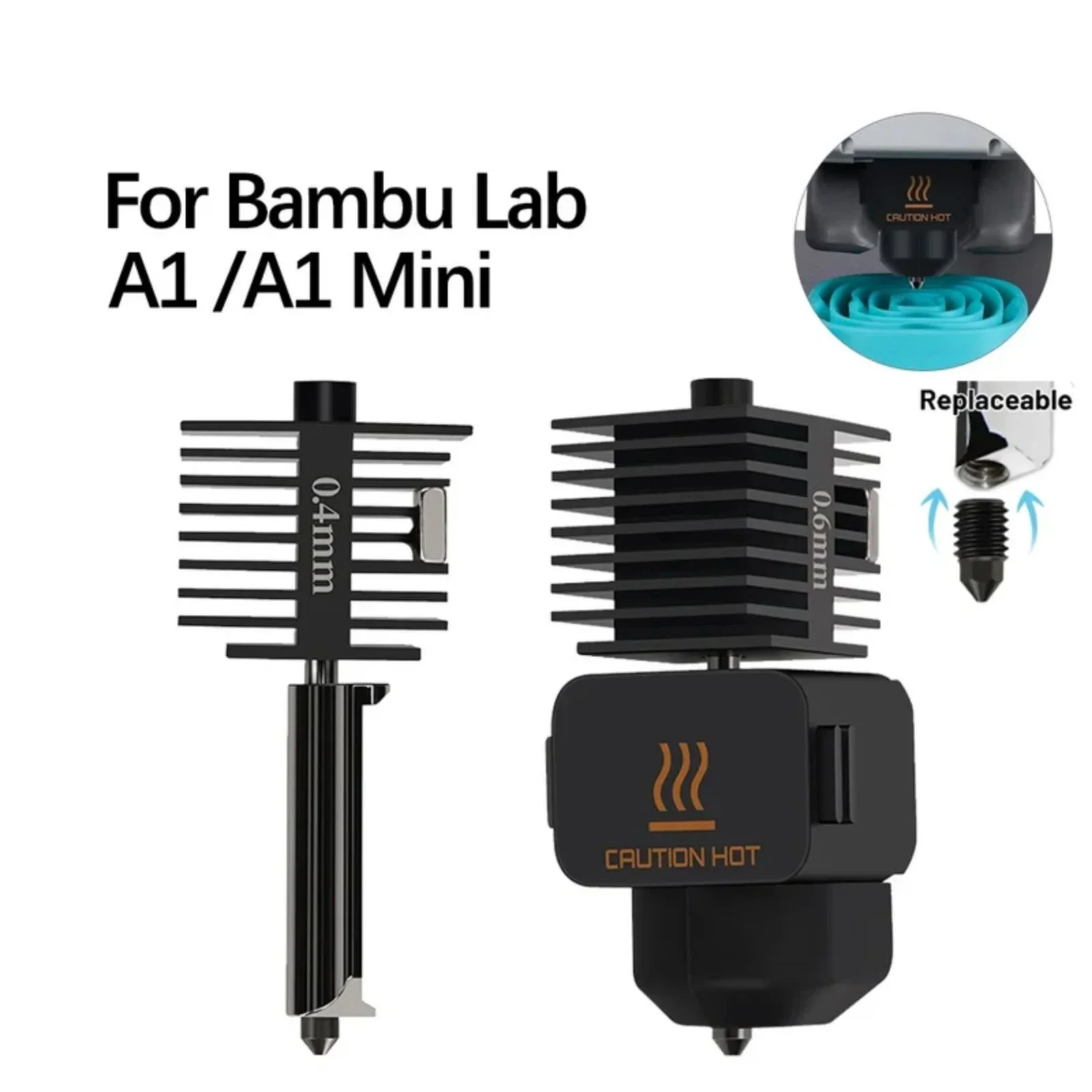 مجموعة Hotend للطابعة ثلاثية الأبعاد Bambu Lab A1