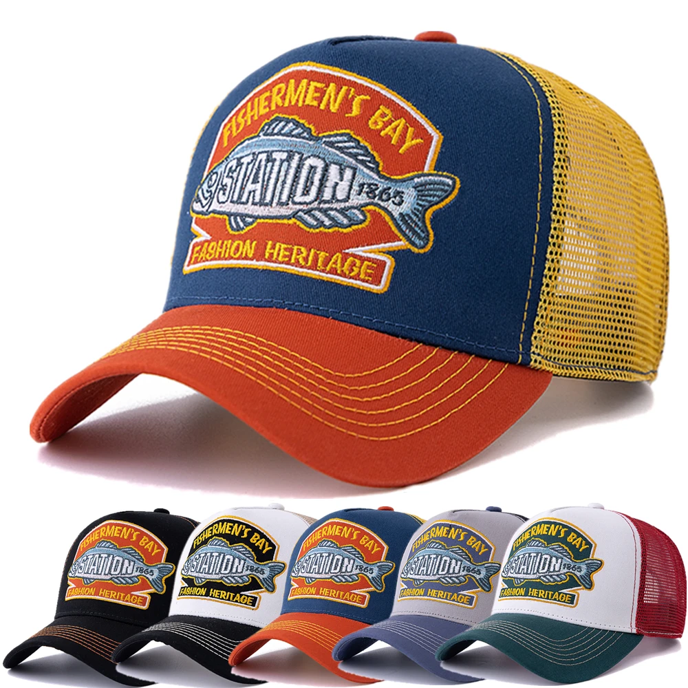 Unisex Summer Fishing Trucker Hat