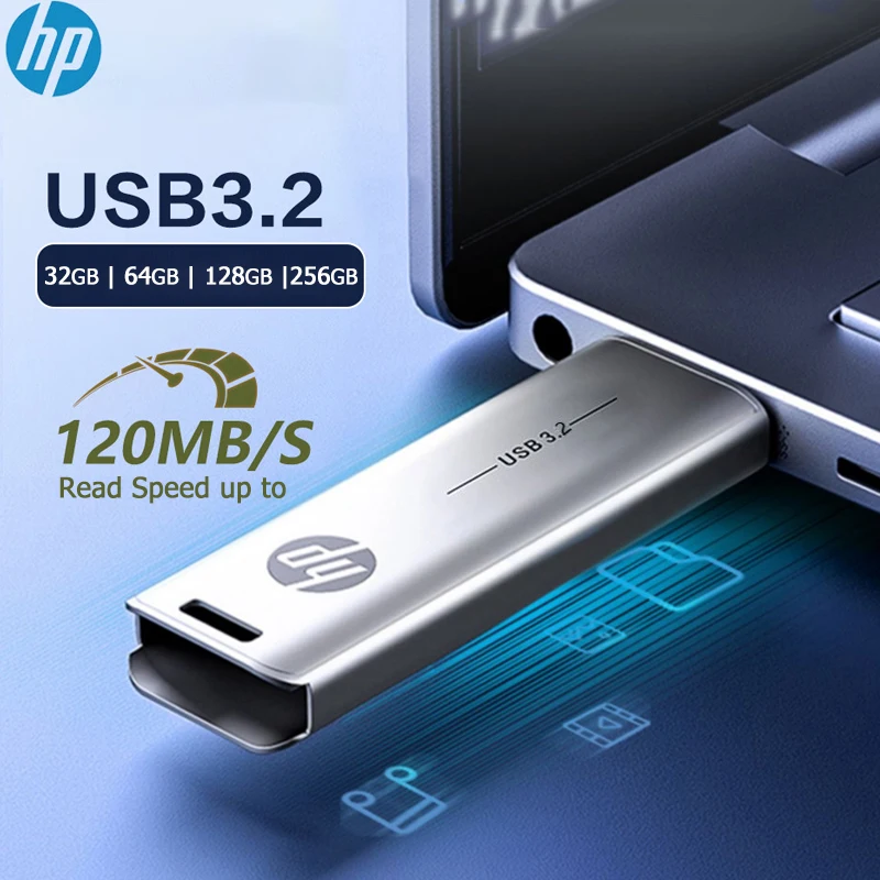 محرك فلاش HP USB3.2 عالي السرعة