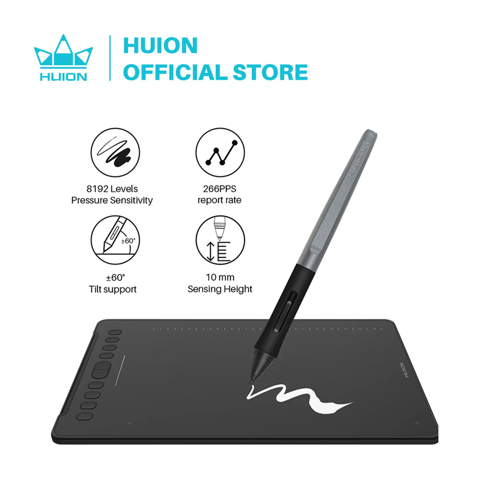 HUION H1161 Graphics Drawing Tablet