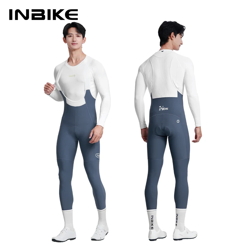Men’s Breathable Cycling Bib Pants with Pockets
