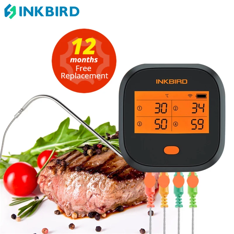 INKBIRD Wi-Fi Meat Thermometer with 4 Probes