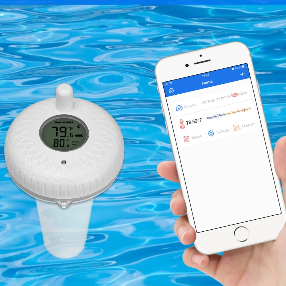 Wireless Bluetooth Pool Thermometer INKBIRD IBS-P01B