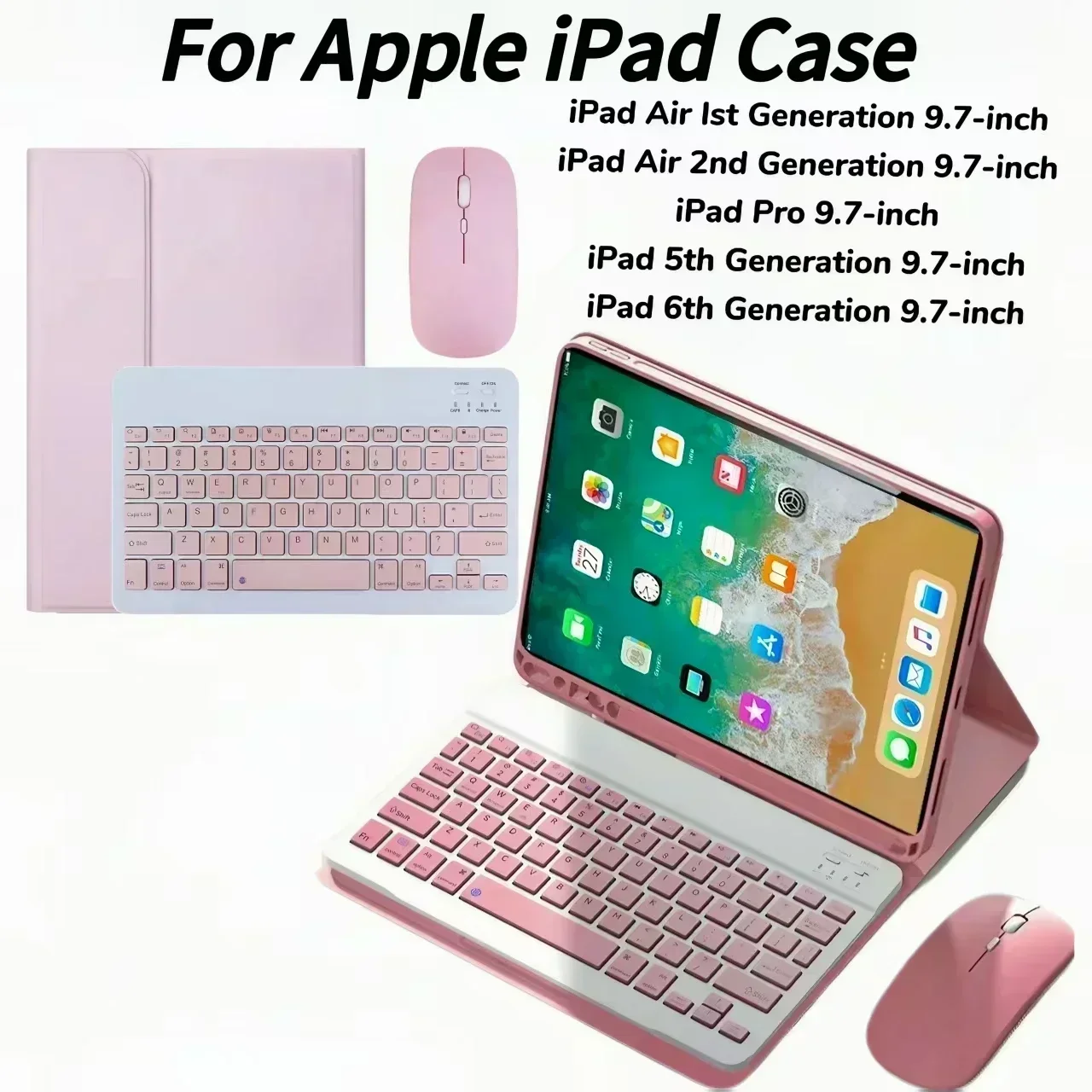 حافظة بلوتوث لجهاز iPad مقاس 9.7 بوصة