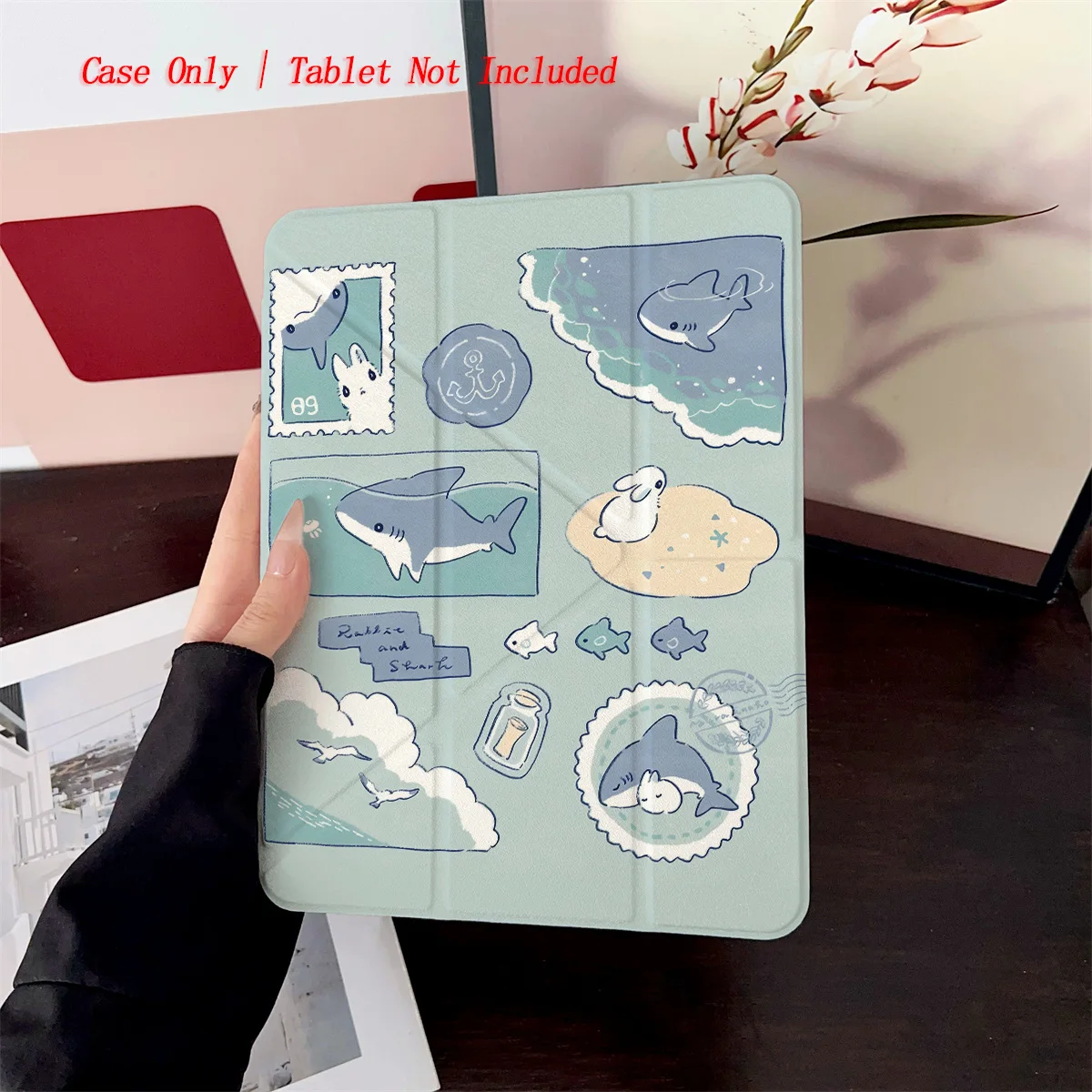 حافظة أنيقة لجهاز iPad برسومات كرتونية
