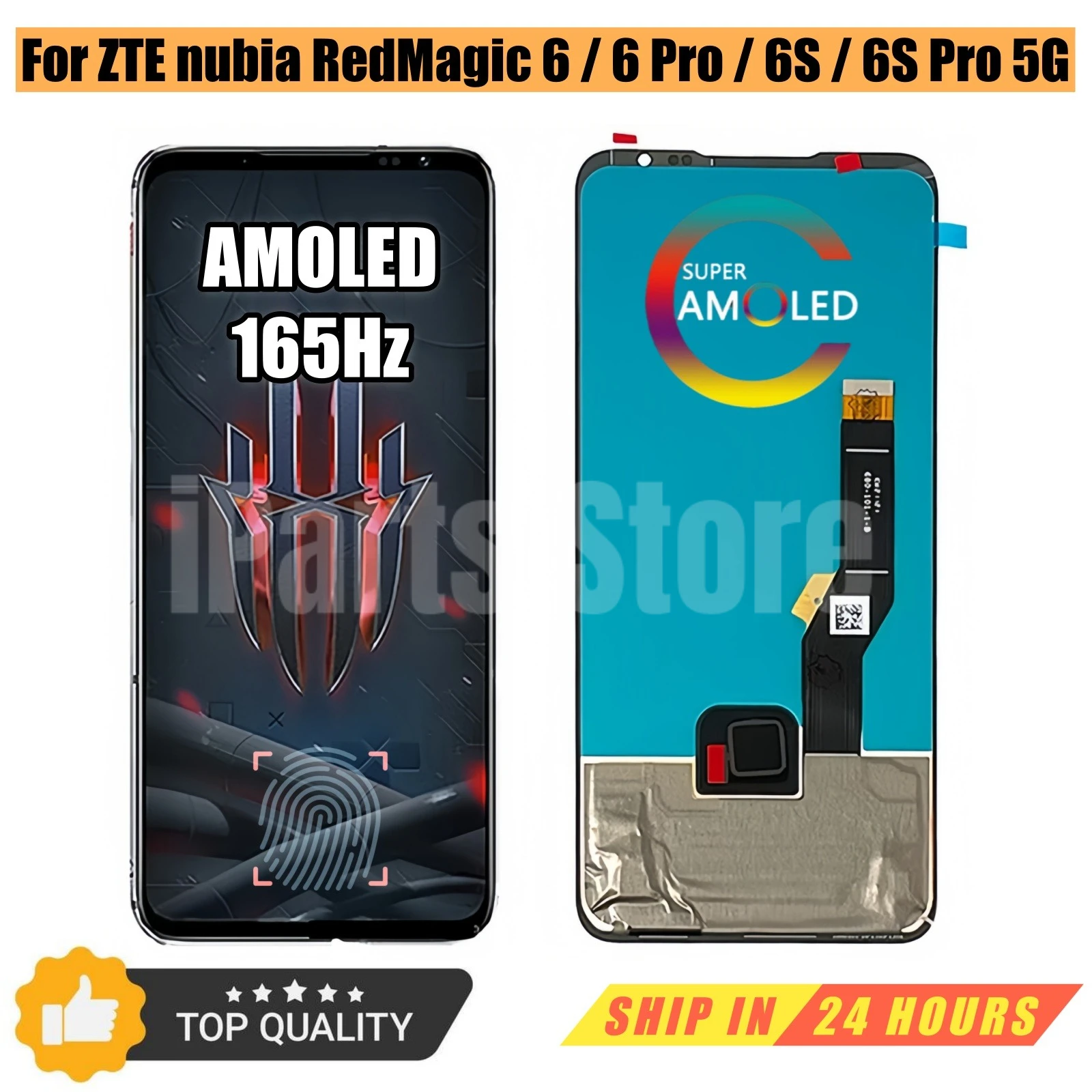 شاشة بديلة لهاتف ZTE Red Magic 6