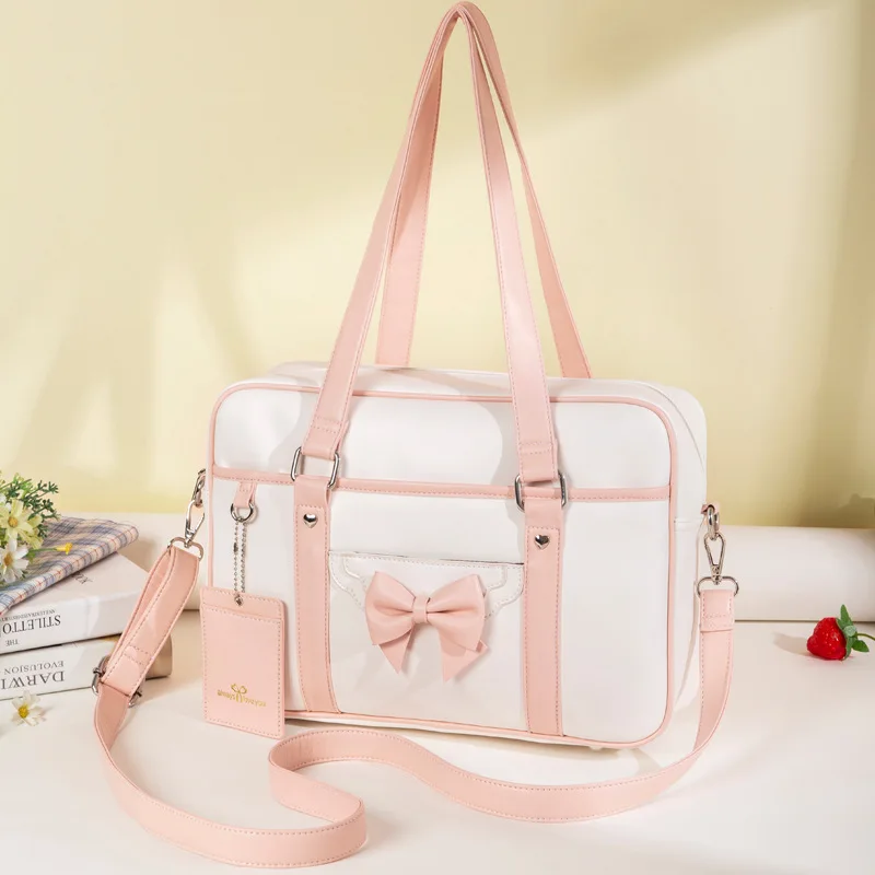 Cute Anime Bow Shoulder Bag for Girls
