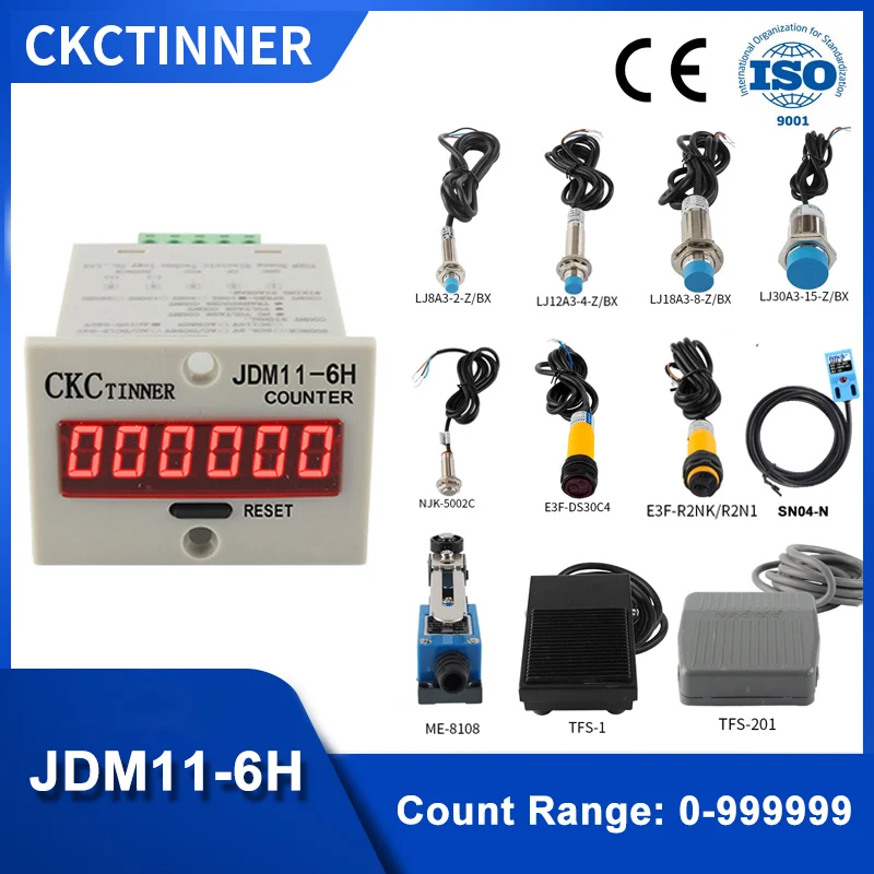 عداد رقمي صناعي إلكتروني JDM11-6H