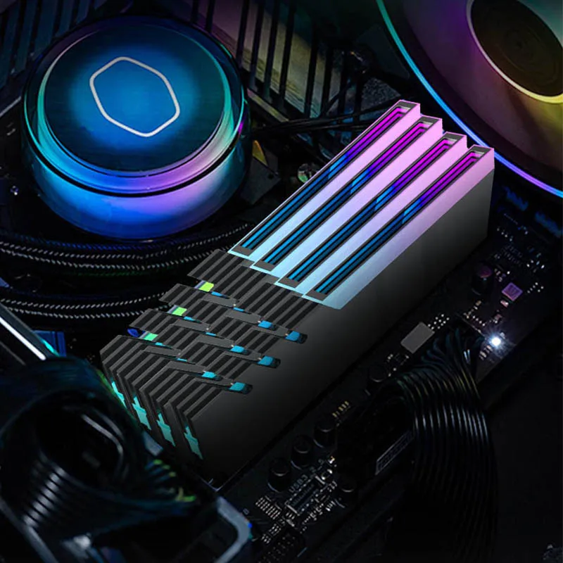 وحدة تبريد الذاكرة RGB الملونة