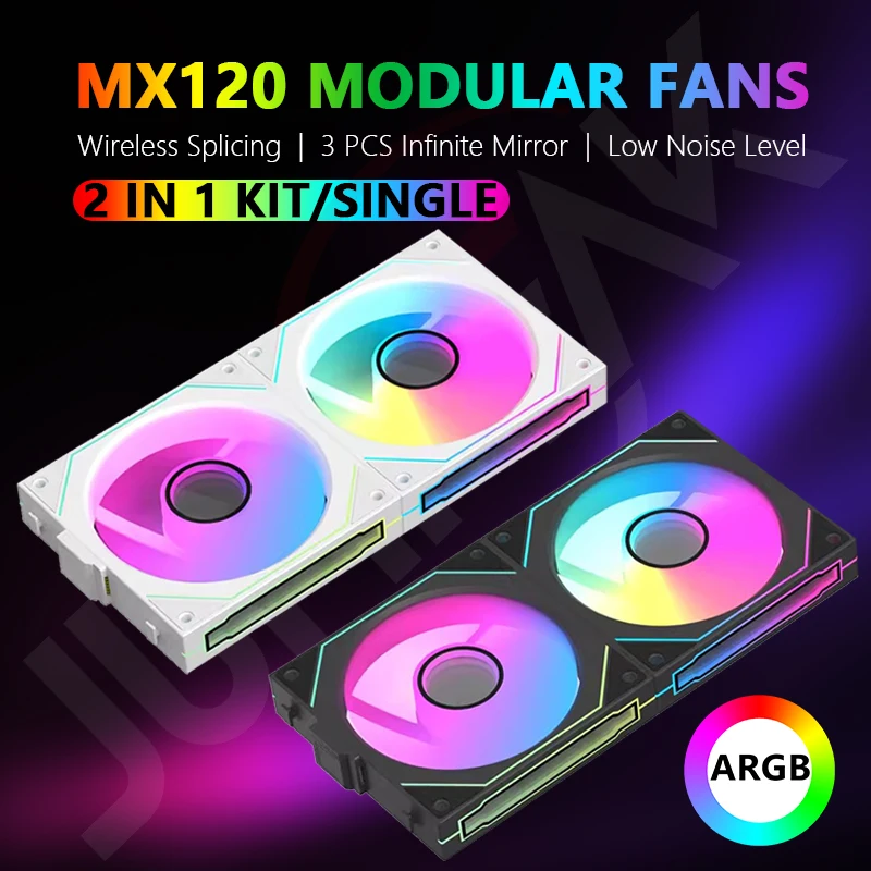 مروحة تبريد جومبيك MX120 للكمبيوتر