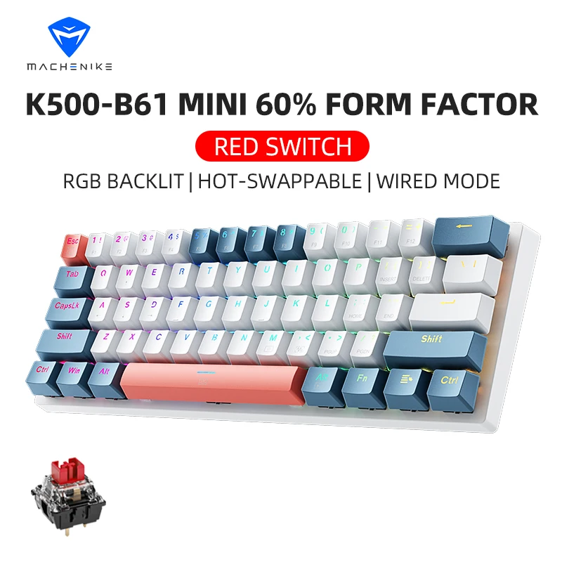 لوحة مفاتيح ميكانيكية صغيرة K500-B61