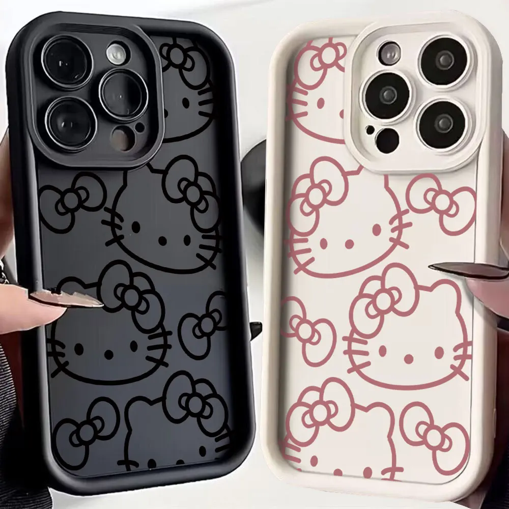 Kawaii Hello Kitty Phone Case for iPhones